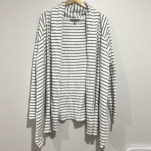 Olivia Sky Stripes Cardigan Women Size XL